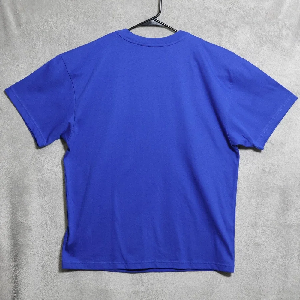 The North Face T-Shirt Mens Large Blue SS Evolution Box Fit Tee Casual NF0A84GD